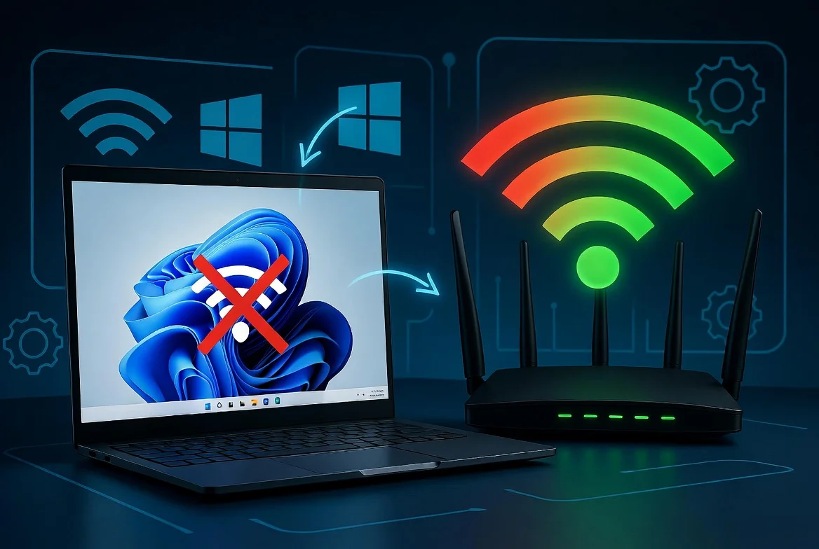 Windows no reconoce el WiFi: cómo solucionarlo