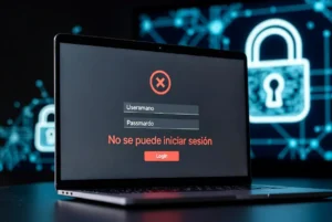 Error “No se puede iniciar sesión”: solución rápida