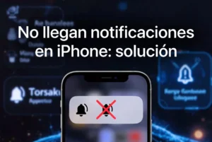 No llegan notificaciones en iPhone: solución