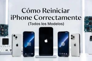 Cómo reiniciar iPhone correctamente (todos los modelos)