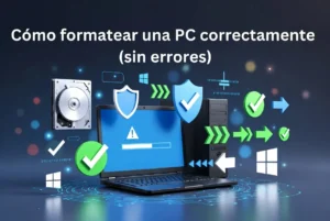 Cómo formatear una PC correctamente (sin errores)
