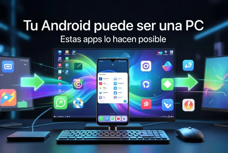 Tu Android puede ser una PC: estas apps lo hacen posible