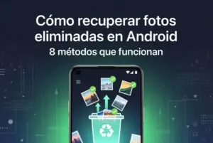Cómo recuperar fotos eliminadas en Android: 8 métodos que funcionan